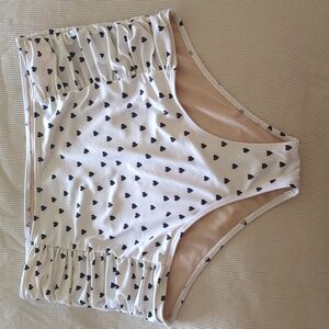 Kortni Jeane ruched high waisted swim bottoms